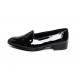 Mens black loafers synthetic leather minimal shoes made in KOREA US 5.5 - 10.5
