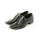 Mens real cow leather Punching stitch Loafers buckle shoes black made in KOREA US 5.5 - 10.5