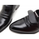 Mens real Leather inner band Loafers slip on dress shoes black made in KOREA US 5.5 - 10.5