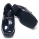 Mens 3.2" UP real Leather increase height slip-on studded Shoes black made in KOREA US 6.5 - 10