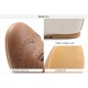 Womens chic round toe wing tip punching eyelet lace up comfort wear daily hidden wedge insole oxford elevator shoes