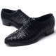 Mens pointed toe summer mesh detaile high quality black real leather﻿ lace up low heel comfortable korea shoes
