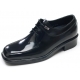 Mens black leather square toe lace up high heels 2.36" elevator dress shoes US5.5-10 made in Korea