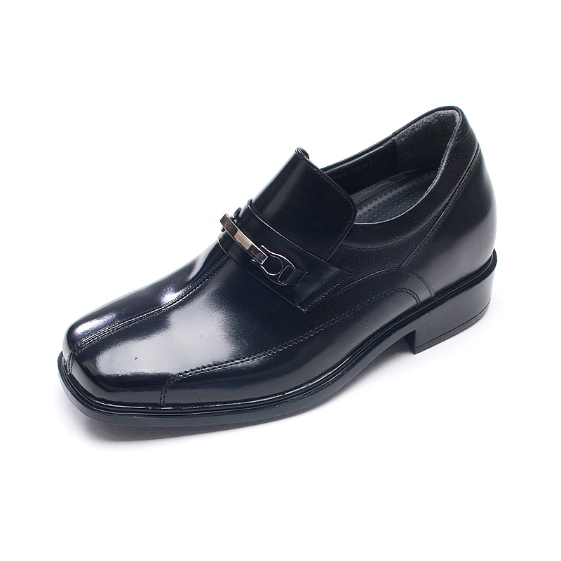 Mens increase height elevator shoes loafers