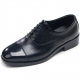 Mens straight tip two tone round toe black cow leather lace up dress shoes made in KOREA US 5.5 - 10.5