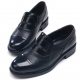 Mens straight tip round toe two tone black cow leather stud loafers comfortable shoes made in KOREA US 5.5 - 10