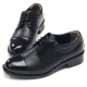 Mens straight tip two tone round toe black cow leather lace up dress shoes made in KOREA US 5.5 - 10