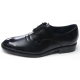 mens black synthetic leather round toe double wrinkle lace up dress shoes﻿﻿ made in Korea US7-10.5