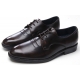 mens brown synthetic leather round toe double wrinkle lace up dress shoes﻿﻿ made in Korea US7-10.5