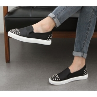 womens cap toe front & back stud detail both side elastic band white platform fashion sneakers﻿﻿