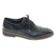 Mens black real Leather classical wing tip lace up dress shoes made in KOREA US6.5-10.5