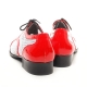Mens red mesh Lace Up synthetic leather Dress shoes made in KOREA US 5.5 - 10.5
