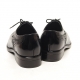 Mens black punching wing tip lace up Dress shoes made in KOREA US 6.5 - 10.5