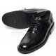Mens grossy round toe lace up black Dress shoes US 5.5 - 12
