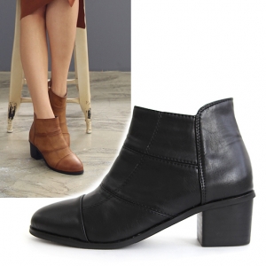 https://what-is-fashion.com/4250-33198-thickbox/womens-almond-toe-side-zipper-mid-heels-ankle-boots-black-brown.jpg