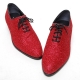 Mens glitter red plain toe lace up high heels oxfords korea comfortable dress shoes