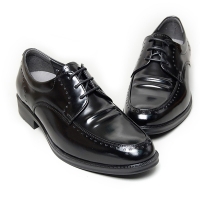 Men's Apron Toe Brogue Leather Comfortable Cushion Insole Lace Up Oxford Shoes