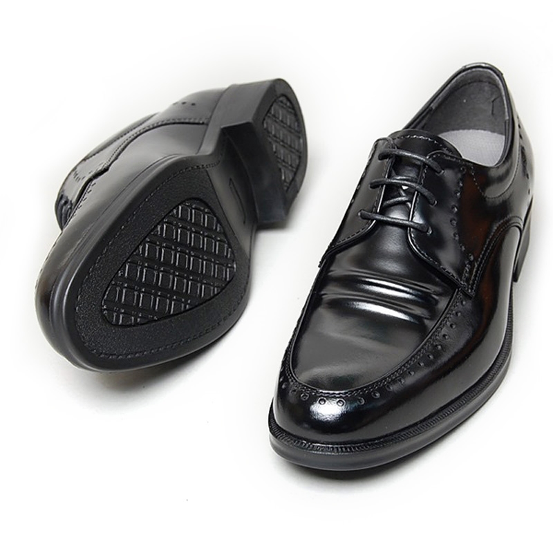 Men's Apron Toe Brogue Leather Comfortable Cushion Insole Lace Up ...