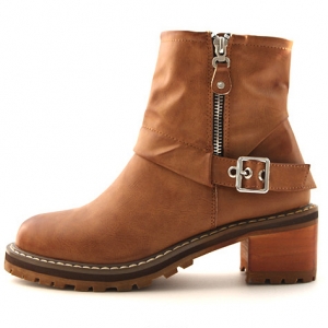 https://what-is-fashion.com/4301-33531-thickbox/womens-round-toe-side-zip-decoration-buckle-combat-sole-boots-brown.jpg