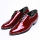 Mens glossy wine plain toe lace up high heels oxfords korea comfortable dress shoes