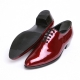 Mens glossy wine plain toe lace up high heels oxfords korea comfortable dress shoes