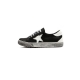 women's vintage oiled star patched lace ups sneakers black
