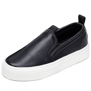 https://what-is-fashion.com/4512-35286-thickbox/women-s-synthetic-leather-round-toe-rubber-sole-slip-on-sneakers-black.jpg