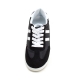 Women's synthetic suede fabric featuring a lace ups sneakers black
