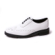 Men's wing-tips leather oxfords