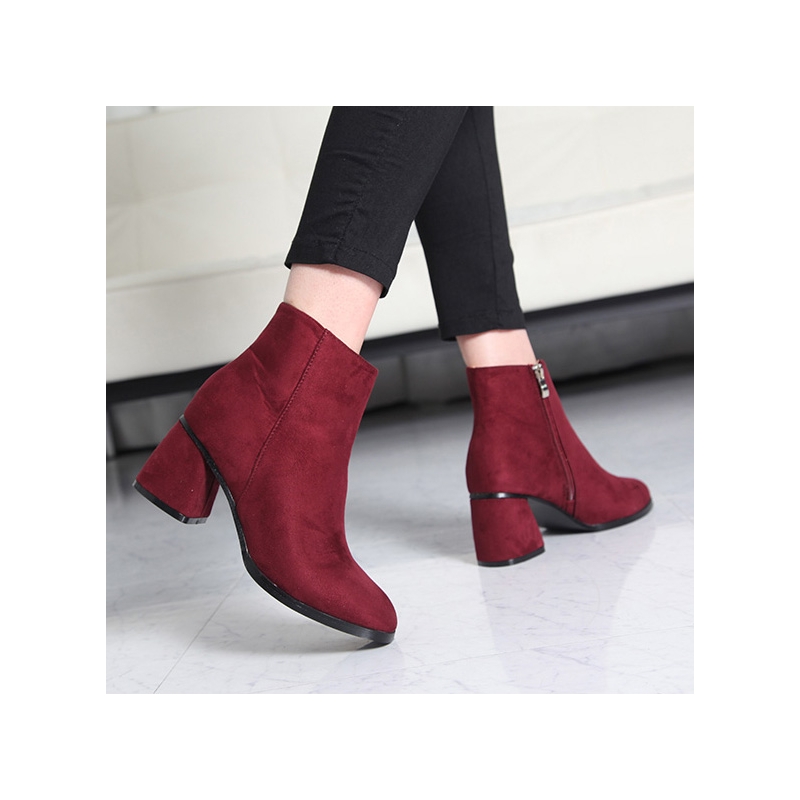 Women's silia chunky heels ankle boots