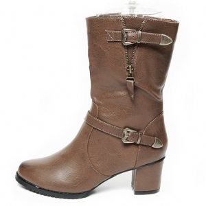 https://what-is-fashion.com/4686-37130-thickbox/women-s-brown-buckle-strap-mid-calf-boots.jpg