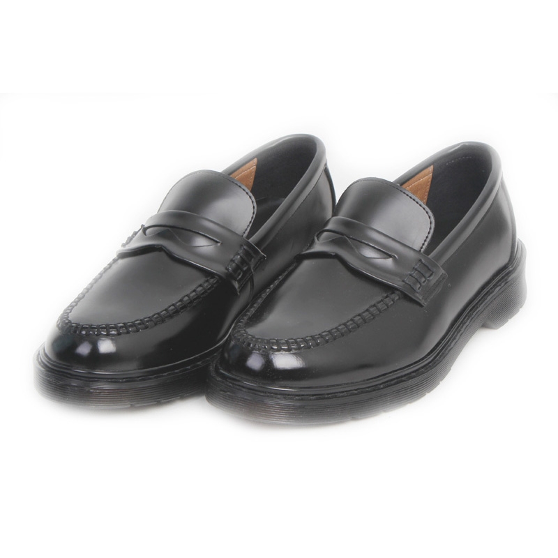 Men's black penny loafers