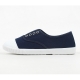 Womens chic round cap toe two tone contrast stitch insert gore  comfort wear daily fashion sneakers﻿﻿ Korea shoes navy