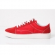 Men's red suede cap toe rubber sole platform fashion sneakers
