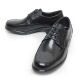 Men's Black simple lace ups dress shoes big size US 6 ~ US 12