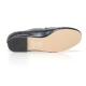 Women's sheep skin u-line stitch round toe low heel penny loafers