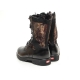 men's round toe digital military side zip middle combat sole boots