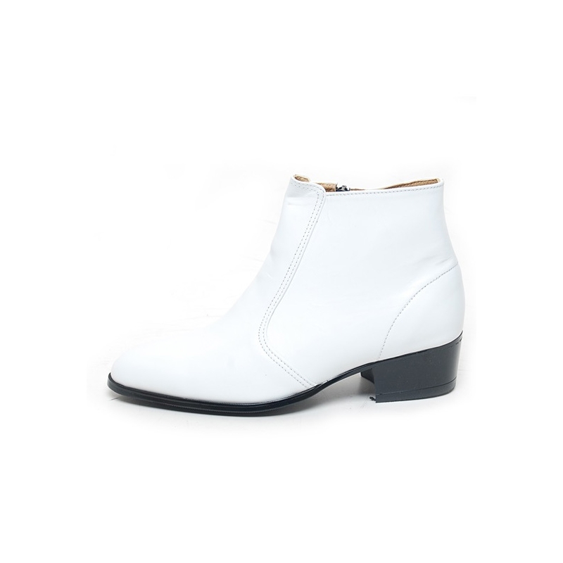 White Leather Boots Mens 2023