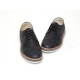 Men's wingtip longwing brogues lace up comfy wedge heel casual shoes