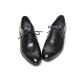 Men's plain toe leather close lacing increase height high heel oxford elevator shoes
