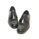 Men's square toe leather open lacing increase height oxford elevator shoes