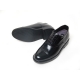 Men's cap toe leather hidden insole increase height oxford elevator shoes