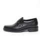 Men's square toe increase height loafer elevator shoes