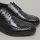 Men's u lin stitch open lacing oxford shoes