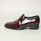 Men's wrinkle side stitch loafer shoes