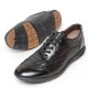Men's wrinkle two tone leather eyelet lace up shoes