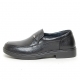 Men's leather u line stitch loafer shoes