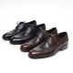 Men's Split Toe Leather Open Lacing Oxford Shoes