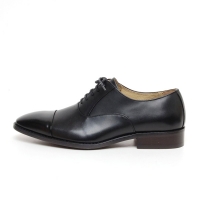 Men's Cap Toe Leather lace up Oxford Shoes