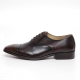 Men's Cap Toe Leather lace up Oxford Shoes